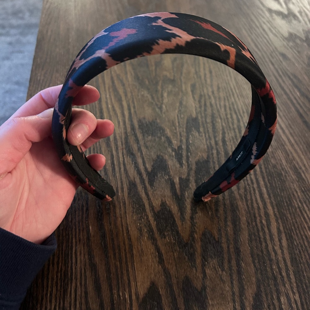 J. Crew Stylish Black and Brown Headband - Picture 2 of 6